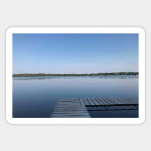 Dock on the Lake Magnet